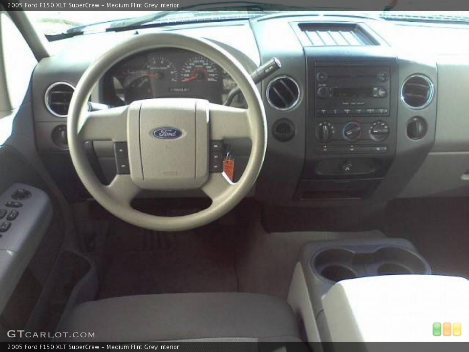 Medium Flint Grey Interior Dashboard for the 2005 Ford F150 XLT SuperCrew #39919703