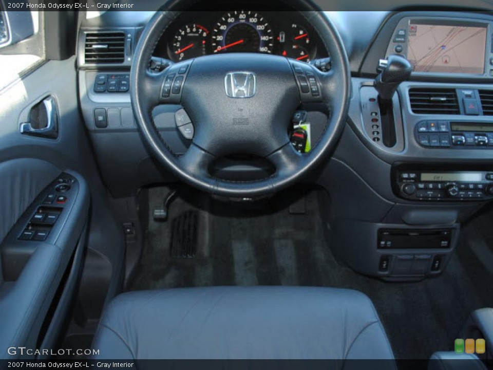 Gray Interior Dashboard for the 2007 Honda Odyssey EX-L #39920963