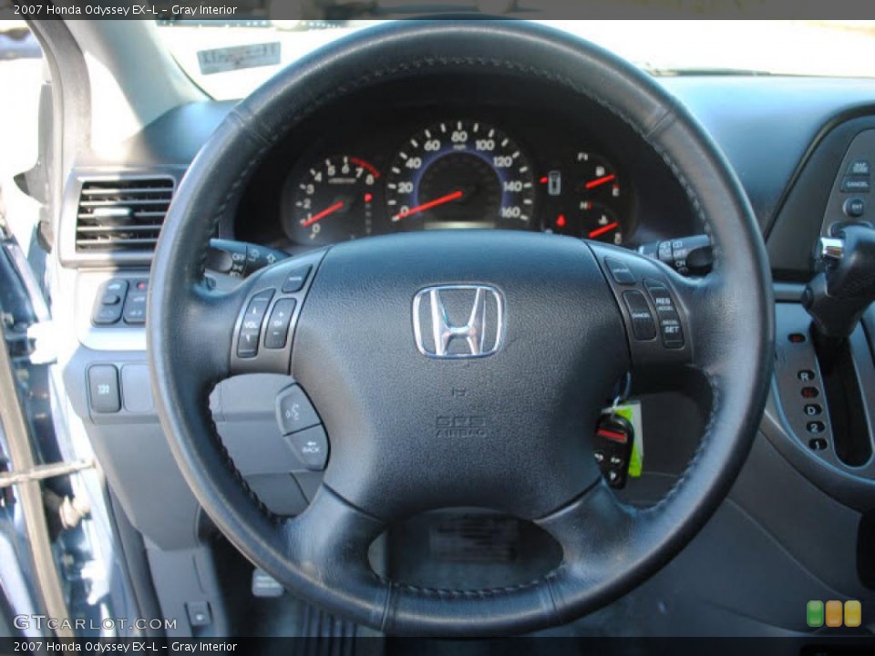 Gray Interior Steering Wheel for the 2007 Honda Odyssey EX-L #39921023