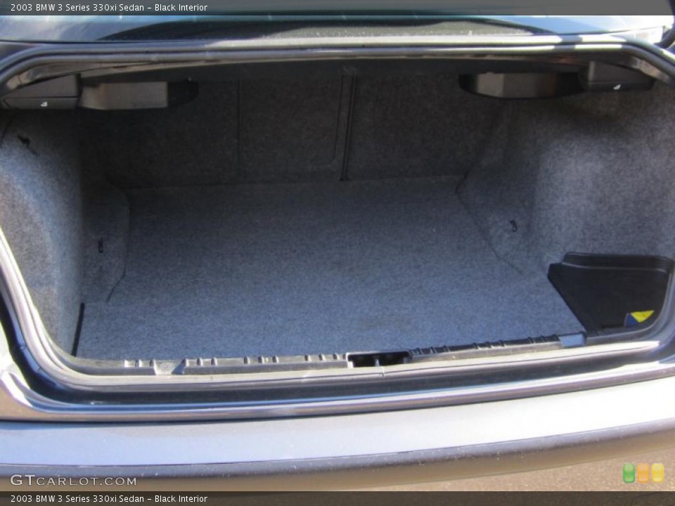 Black Interior Trunk for the 2003 BMW 3 Series 330xi Sedan #39922727
