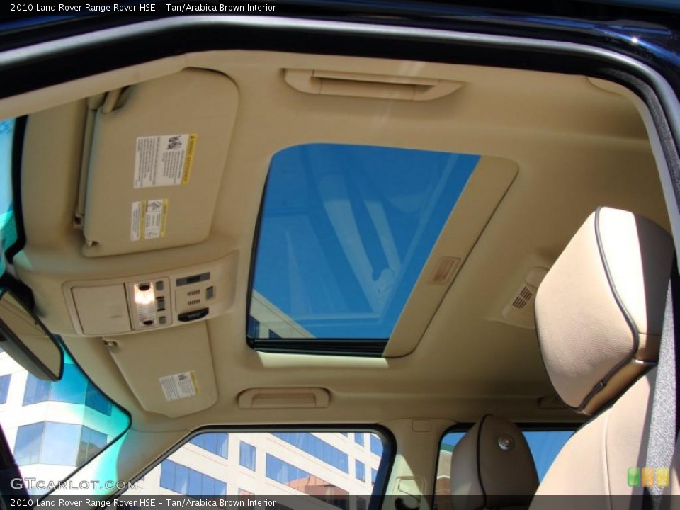 Tan/Arabica Brown Interior Sunroof for the 2010 Land Rover Range Rover HSE #39923411