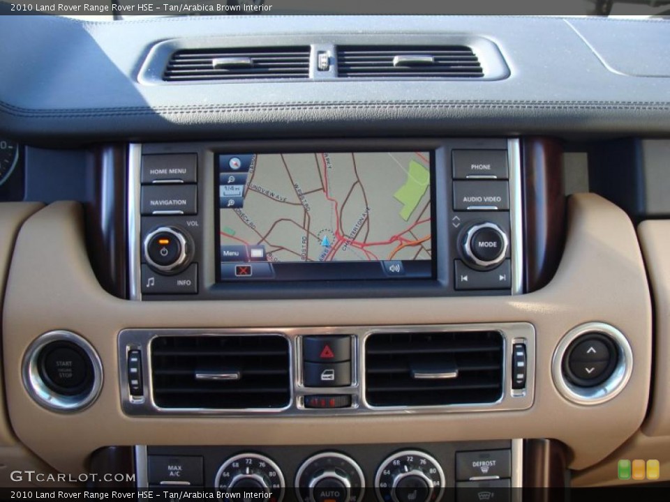 Tan/Arabica Brown Interior Navigation for the 2010 Land Rover Range Rover HSE #39923455