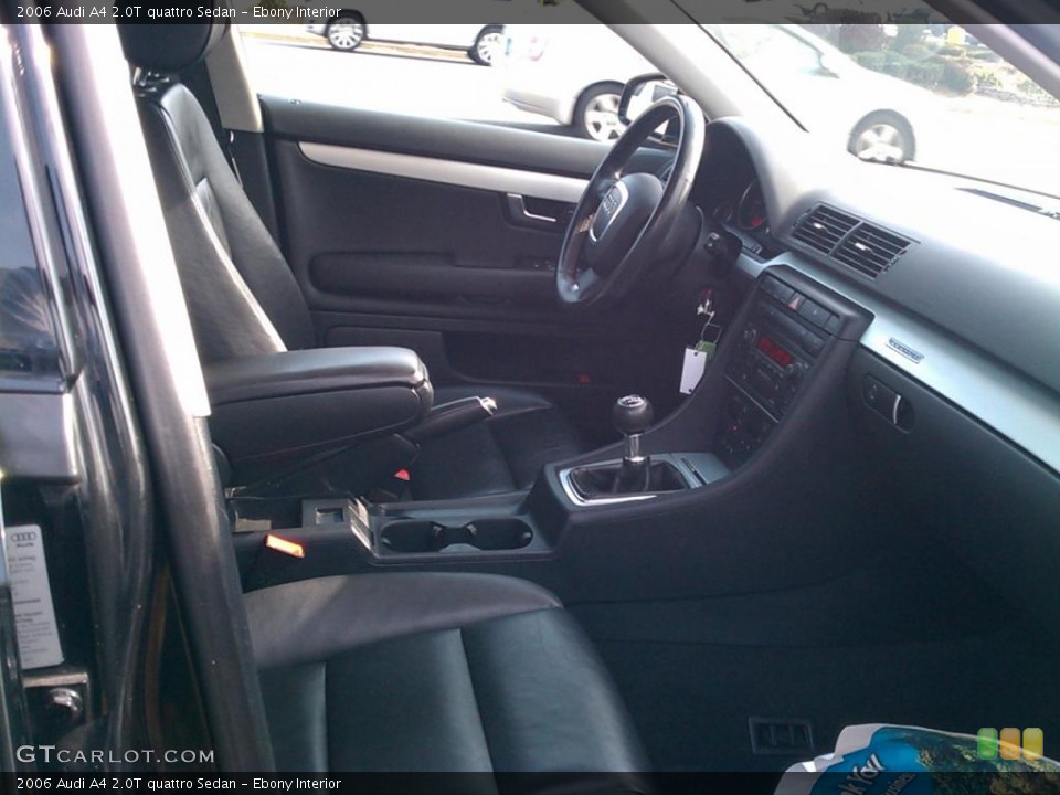 Ebony Interior Photo for the 2006 Audi A4 2.0T quattro Sedan #39926188