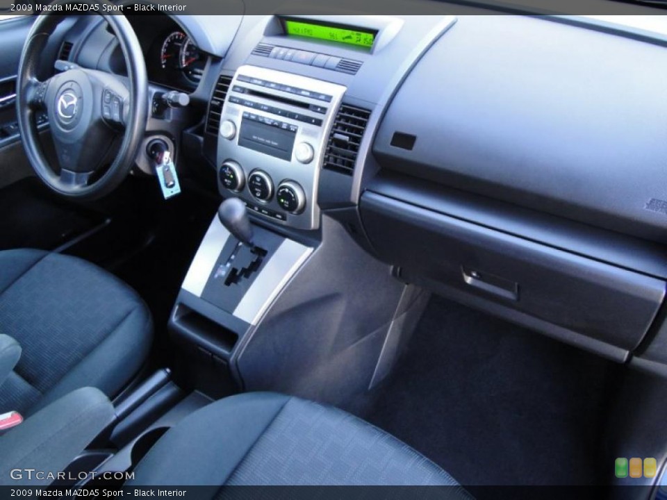 Black Interior Dashboard for the 2009 Mazda MAZDA5 Sport #39926192