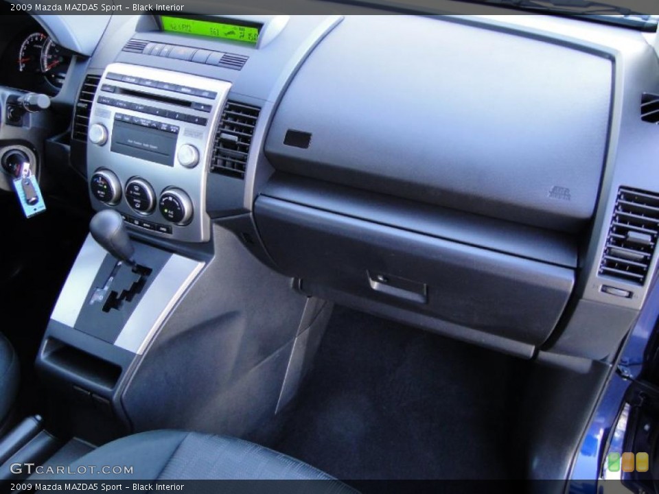 Black Interior Dashboard for the 2009 Mazda MAZDA5 Sport #39926204