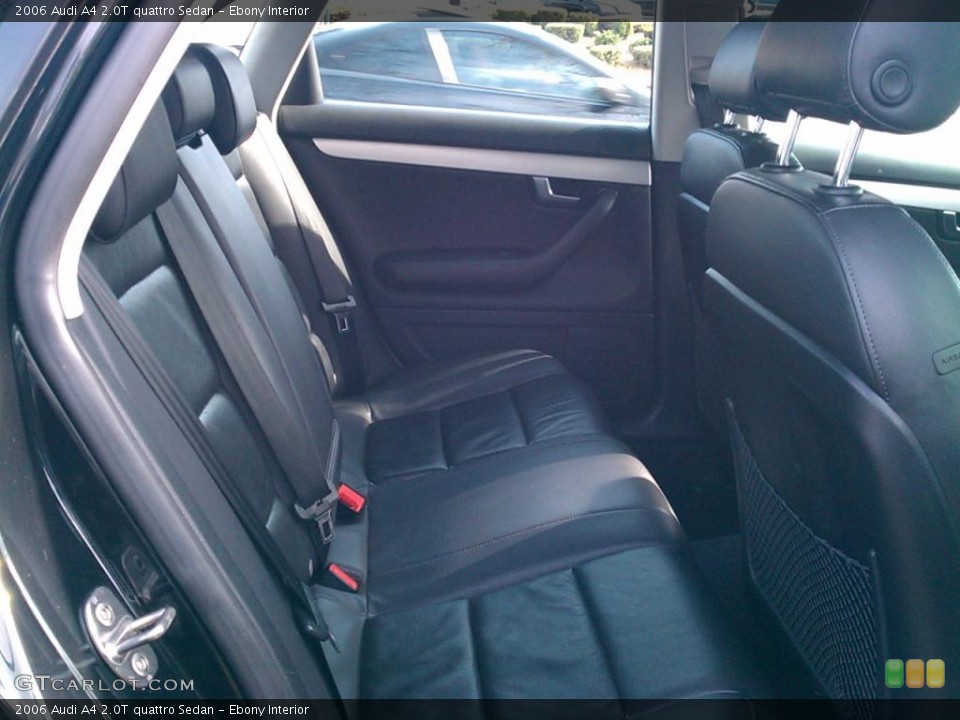 Ebony Interior Photo for the 2006 Audi A4 2.0T quattro Sedan #39926216