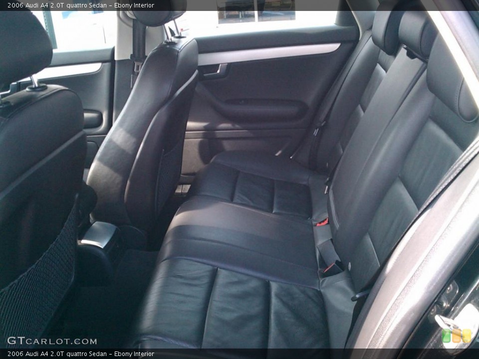 Ebony Interior Photo for the 2006 Audi A4 2.0T quattro Sedan #39926248