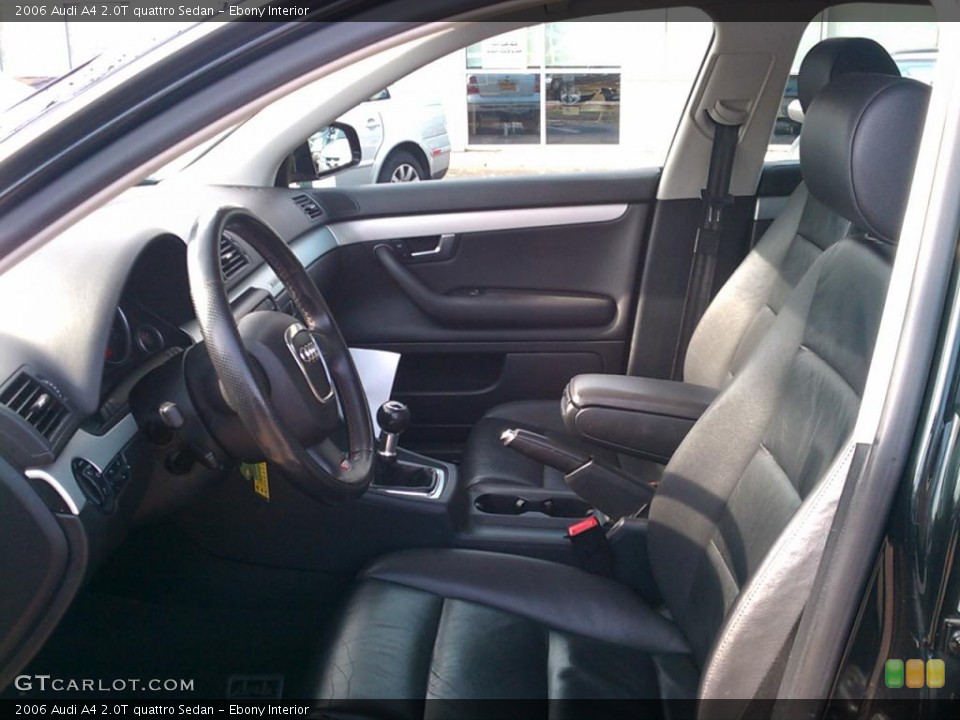 Ebony Interior Photo for the 2006 Audi A4 2.0T quattro Sedan #39926272