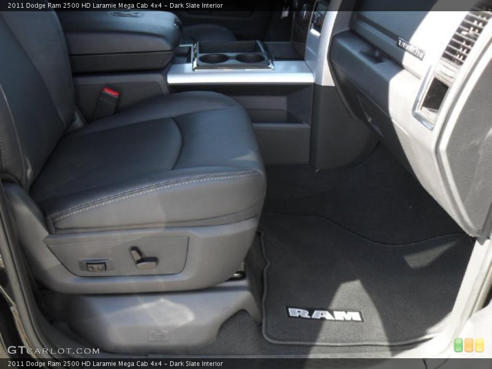 Dark Slate Interior Photo for the 2011 Dodge Ram 2500 HD Laramie Mega Cab 4x4 #39928780