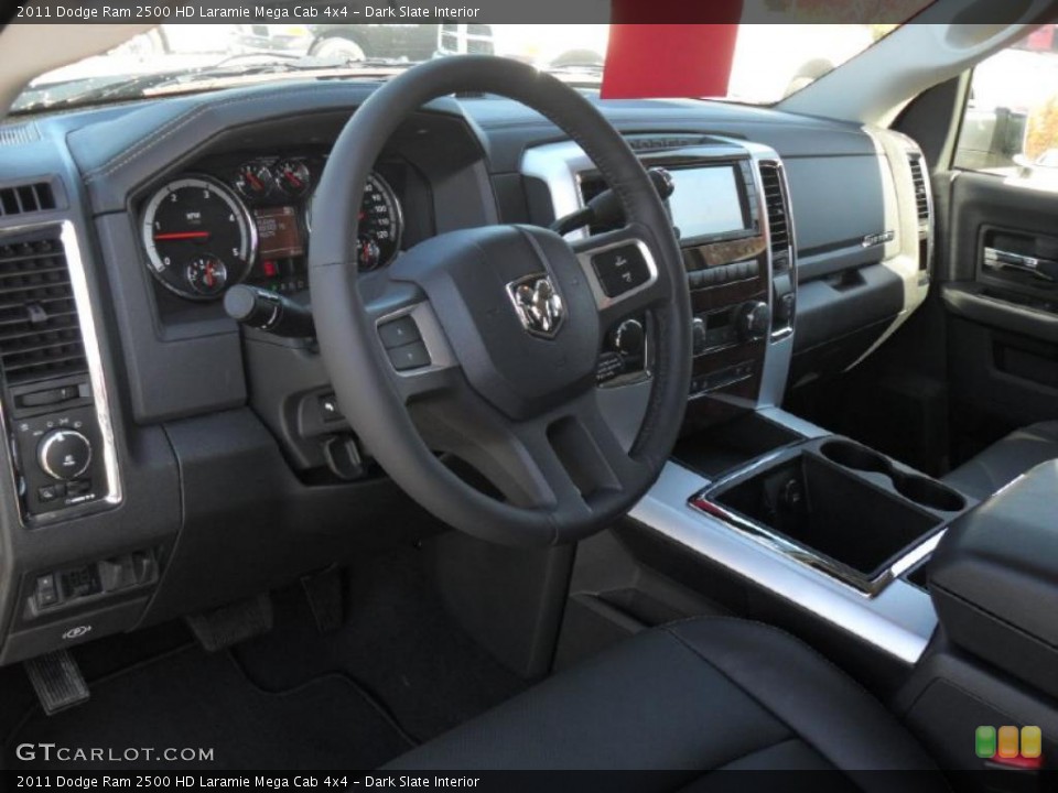 Dark Slate Interior Prime Interior for the 2011 Dodge Ram 2500 HD Laramie Mega Cab 4x4 #39928856