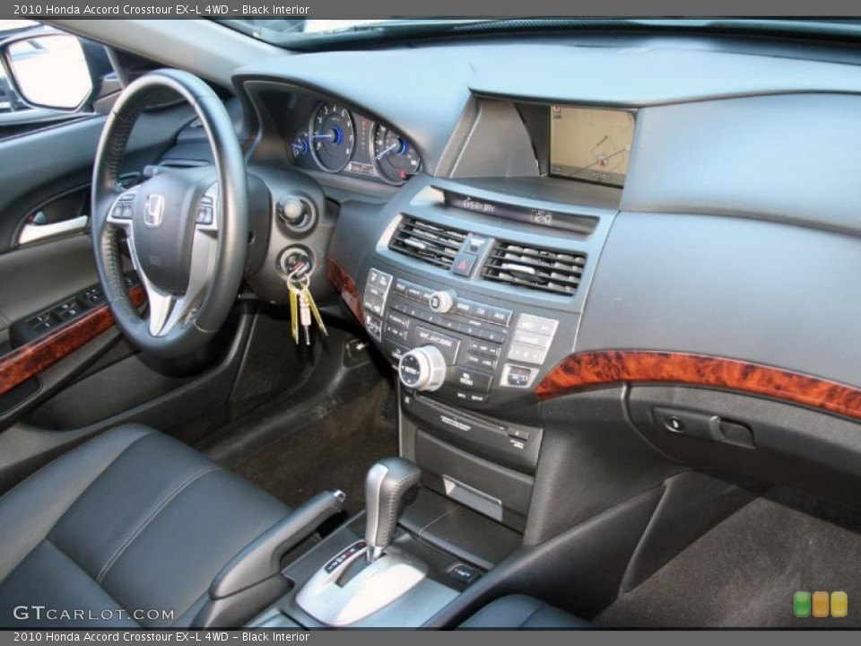 Black Interior Dashboard for the 2010 Honda Accord Crosstour EX-L 4WD #39929172