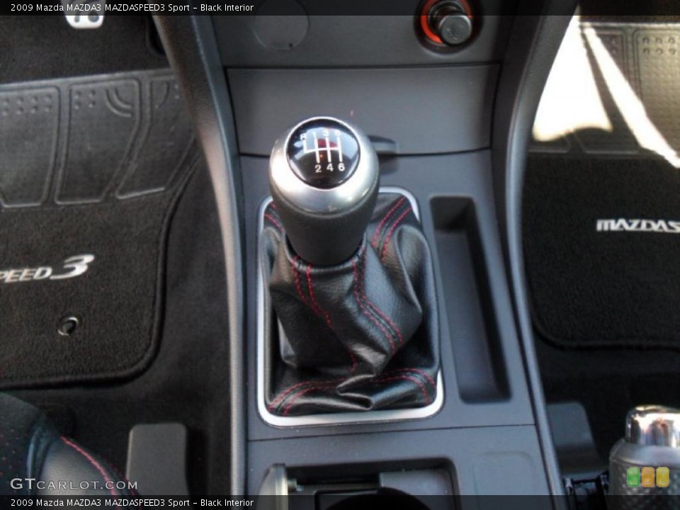 Black Interior Transmission for the 2009 Mazda MAZDA3 MAZDASPEED3 Sport #39929192