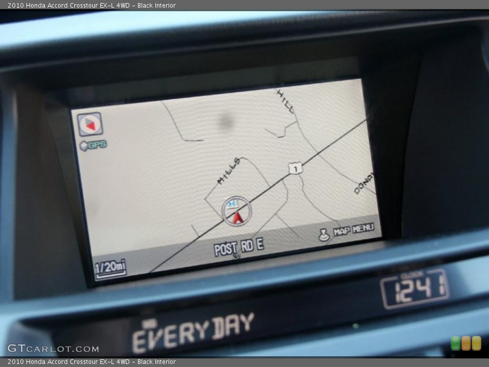 Black Interior Navigation for the 2010 Honda Accord Crosstour EX-L 4WD #39929236
