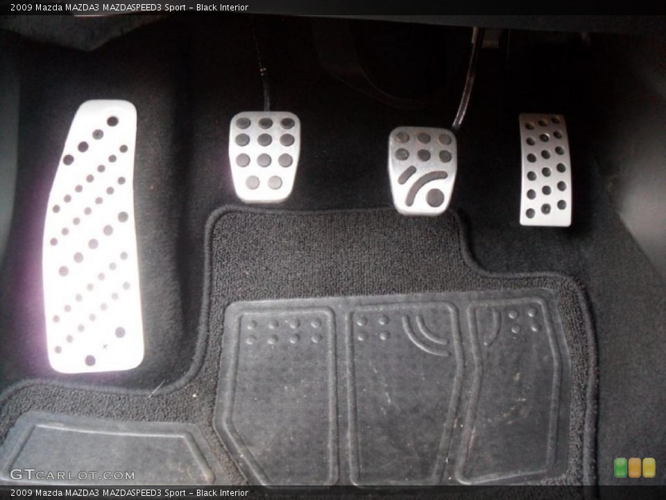 Black Interior Controls for the 2009 Mazda MAZDA3 MAZDASPEED3 Sport #39929240