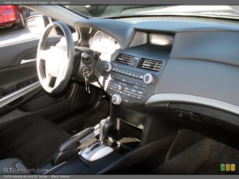 Black Interior Dashboard for the 2009 Honda Accord EX Sedan #39929596