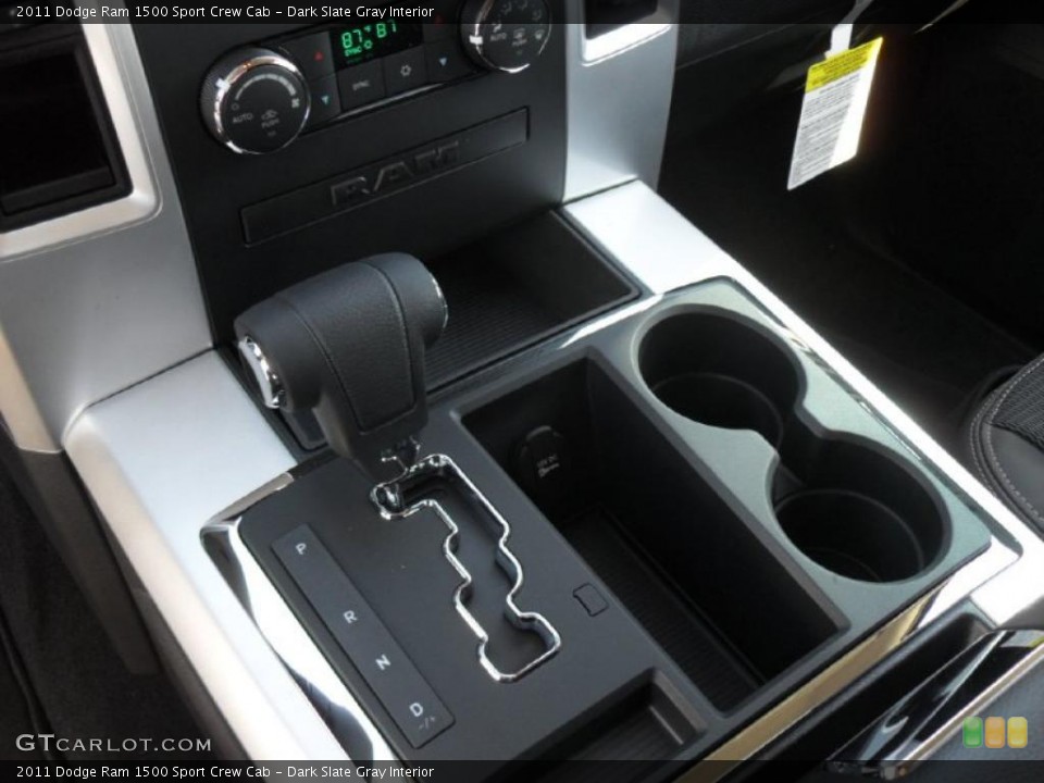 Dark Slate Gray Interior Transmission for the 2011 Dodge Ram 1500 Sport Crew Cab #39930316