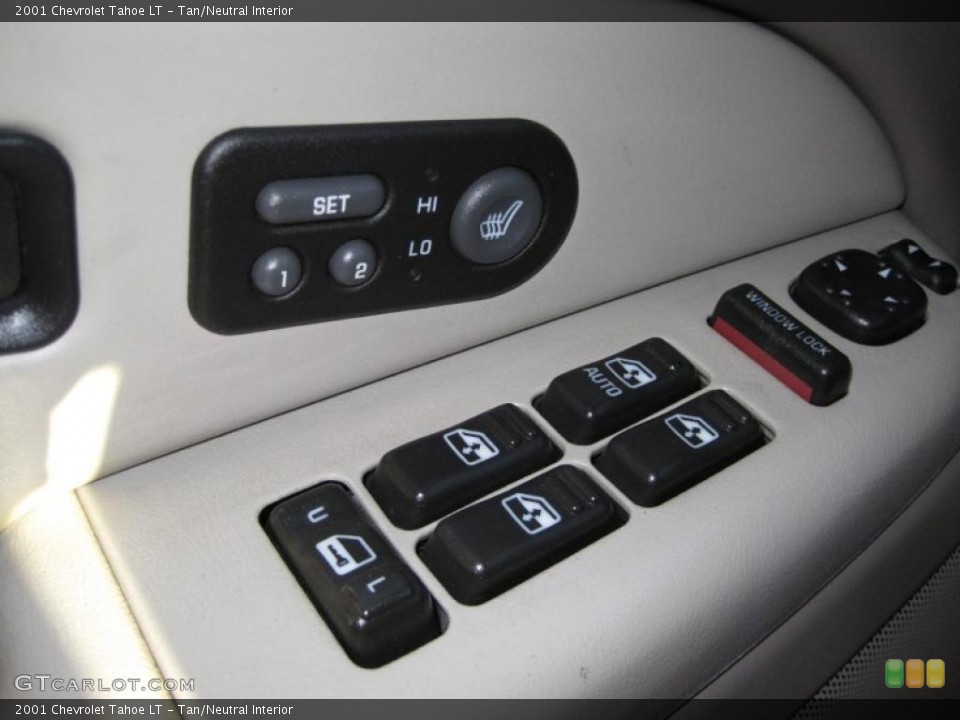Tan/Neutral Interior Controls for the 2001 Chevrolet Tahoe LT #39931344