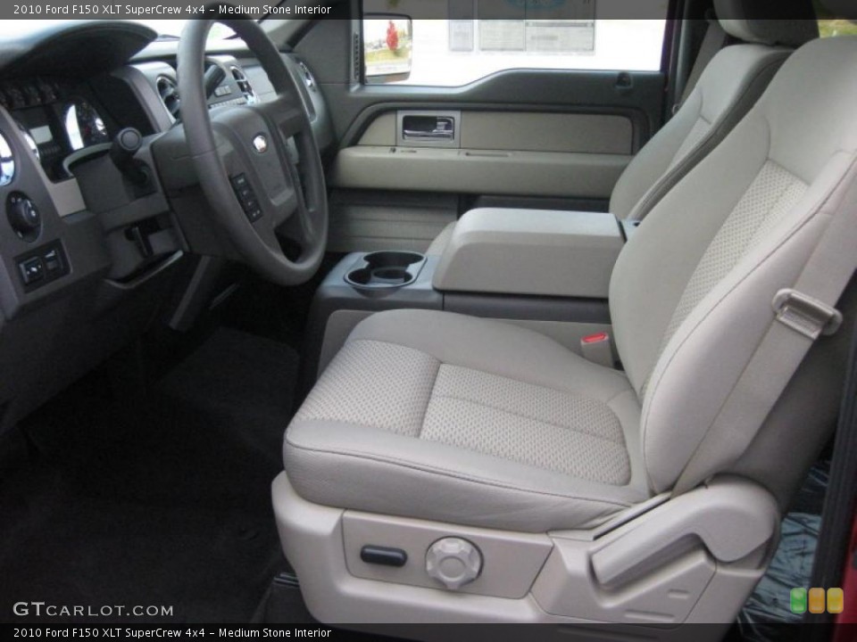 Medium Stone Interior Photo for the 2010 Ford F150 XLT SuperCrew 4x4 #39933928