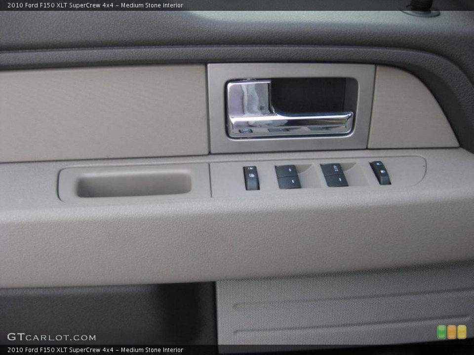 Medium Stone Interior Controls for the 2010 Ford F150 XLT SuperCrew 4x4 #39933964