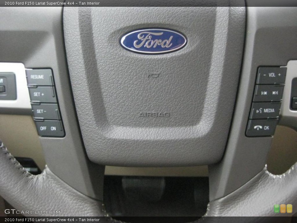 Tan Interior Controls for the 2010 Ford F150 Lariat SuperCrew 4x4 #39935092