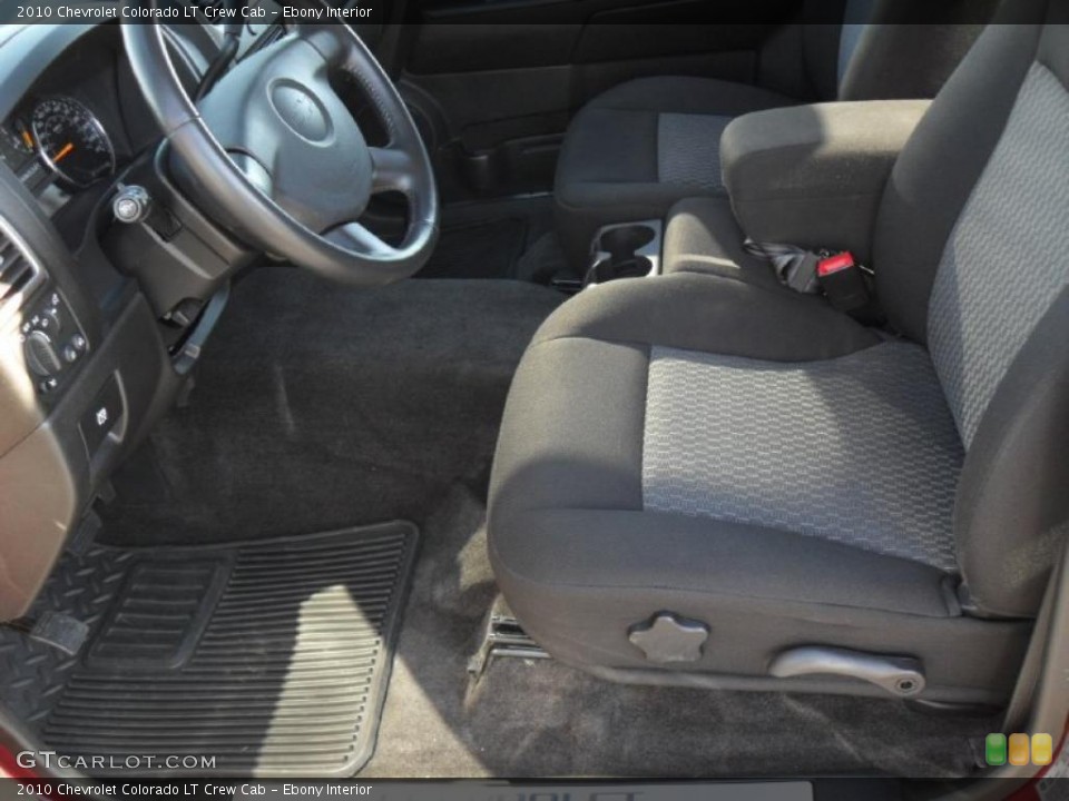 Ebony Interior Photo for the 2010 Chevrolet Colorado LT Crew Cab #39935268