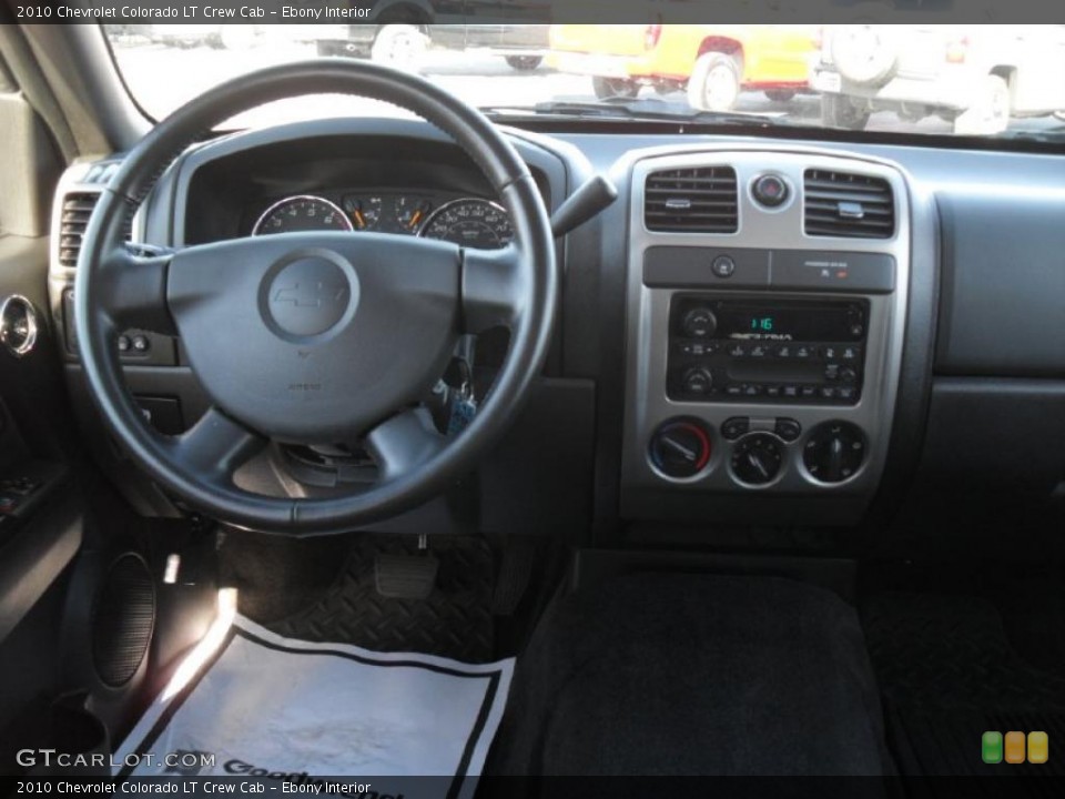 Ebony Interior Dashboard for the 2010 Chevrolet Colorado LT Crew Cab #39935384