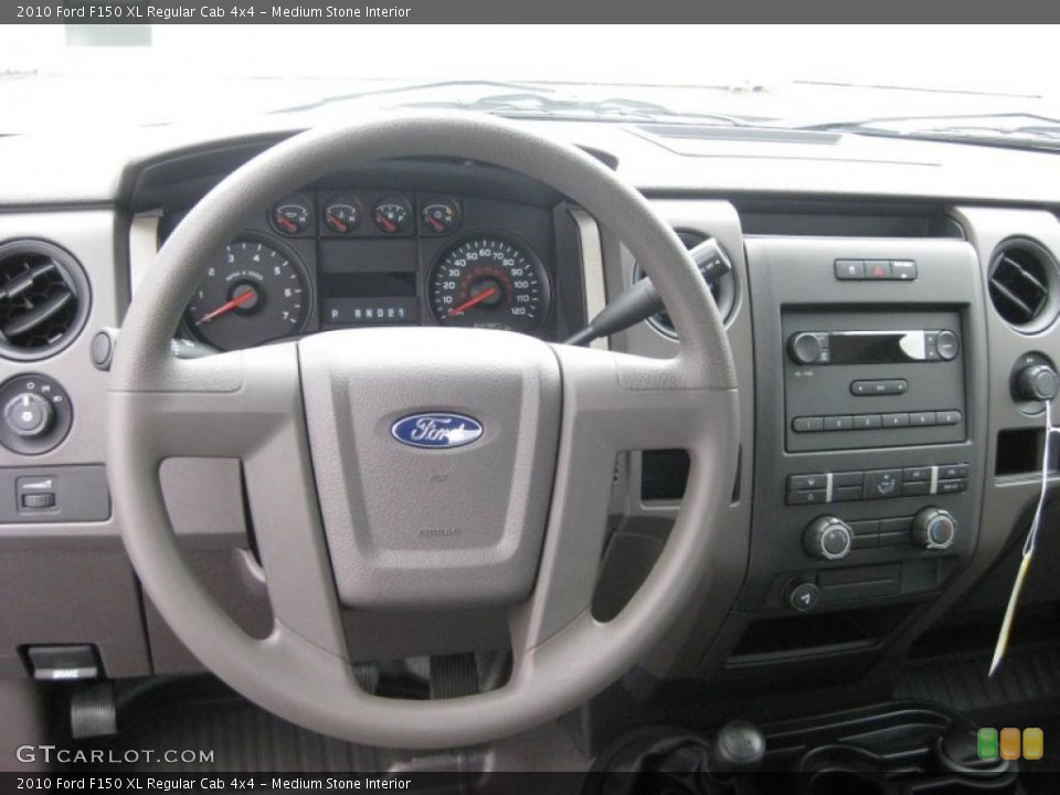 Medium Stone Interior Dashboard for the 2010 Ford F150 XL Regular Cab 4x4 #39935440