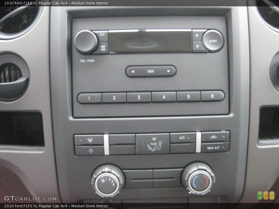 Medium Stone Interior Controls for the 2010 Ford F150 XL Regular Cab 4x4 #39935456