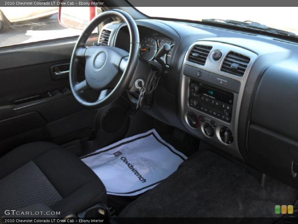Ebony Interior Dashboard for the 2010 Chevrolet Colorado LT Crew Cab #39935460