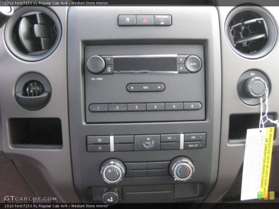 Medium Stone Interior Controls for the 2010 Ford F150 XL Regular Cab 4x4 #39935796