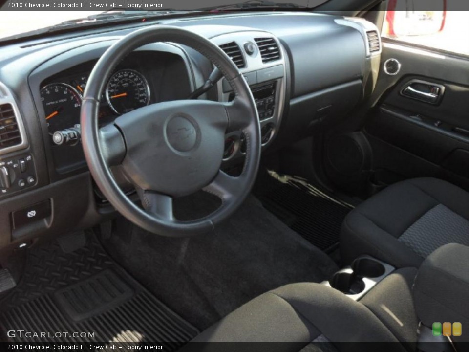 Ebony Interior Prime Interior for the 2010 Chevrolet Colorado LT Crew Cab #39935908