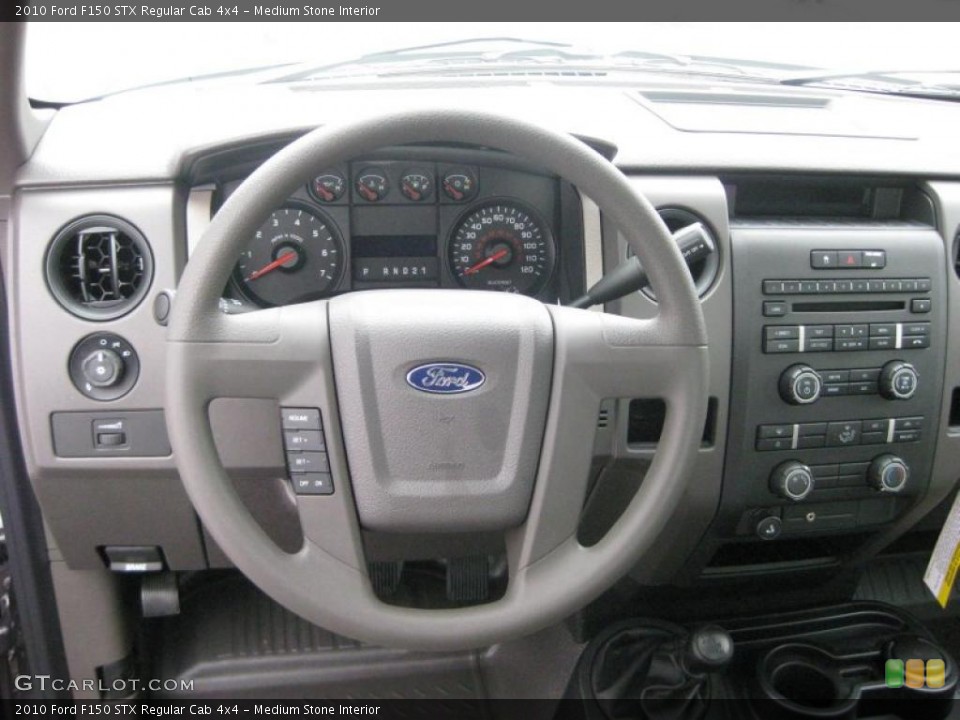 Medium Stone Interior Dashboard for the 2010 Ford F150 STX Regular Cab 4x4 #39936156