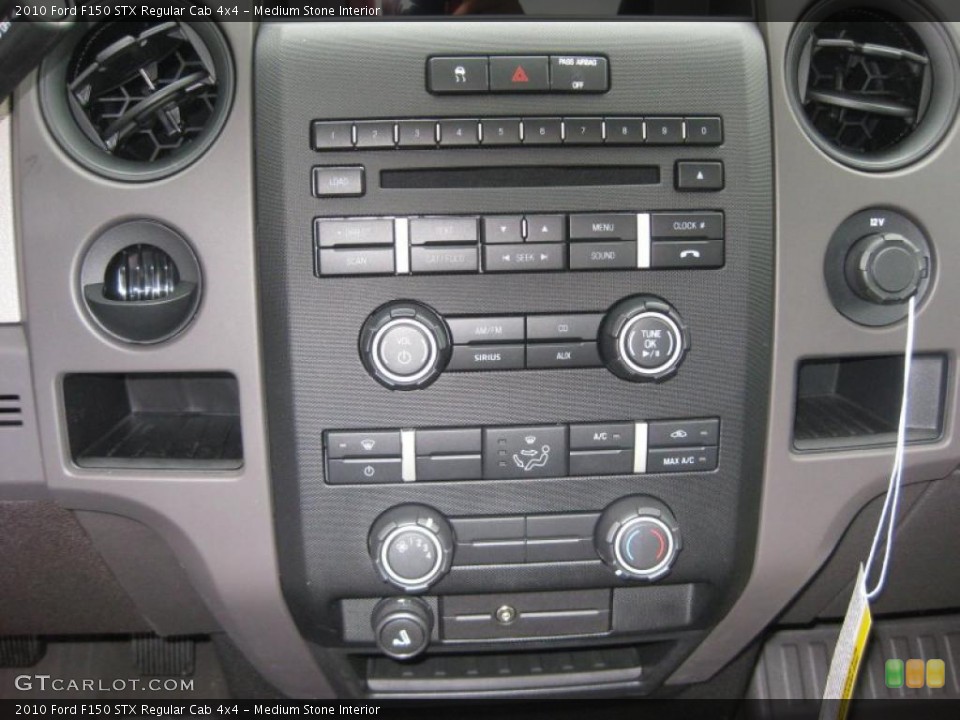 Medium Stone Interior Controls for the 2010 Ford F150 STX Regular Cab 4x4 #39936172
