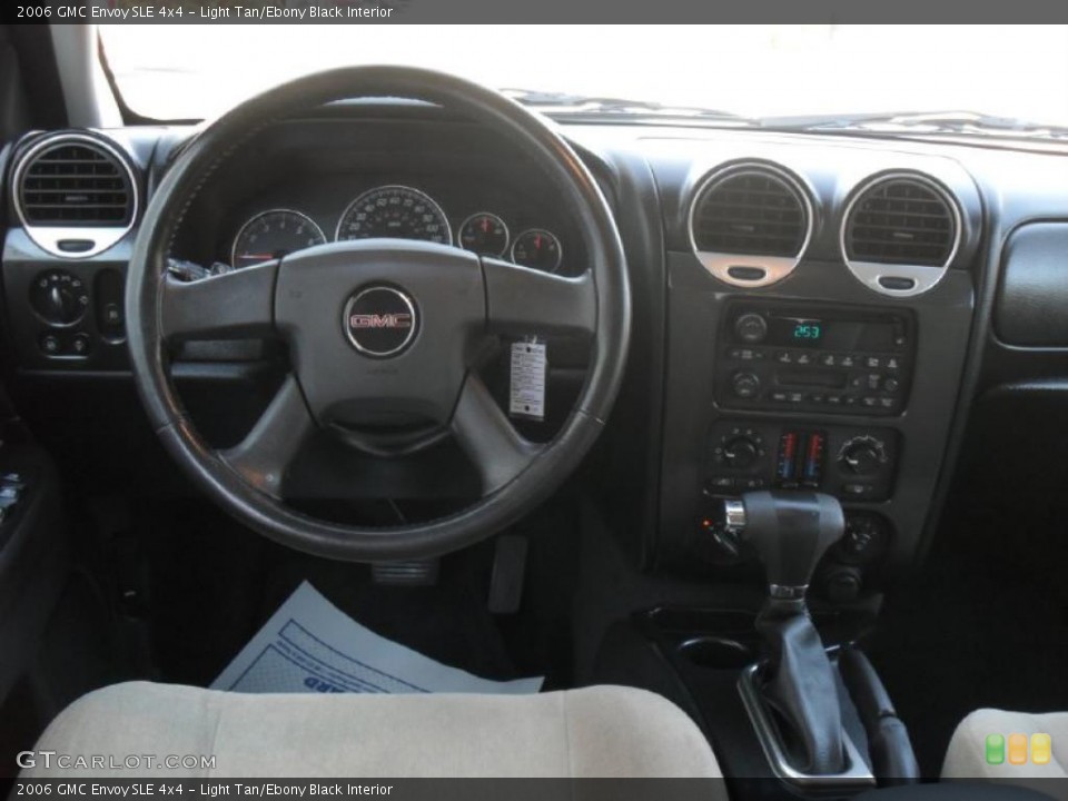 Light Tan/Ebony Black Interior Dashboard for the 2006 GMC Envoy SLE 4x4 #39936524