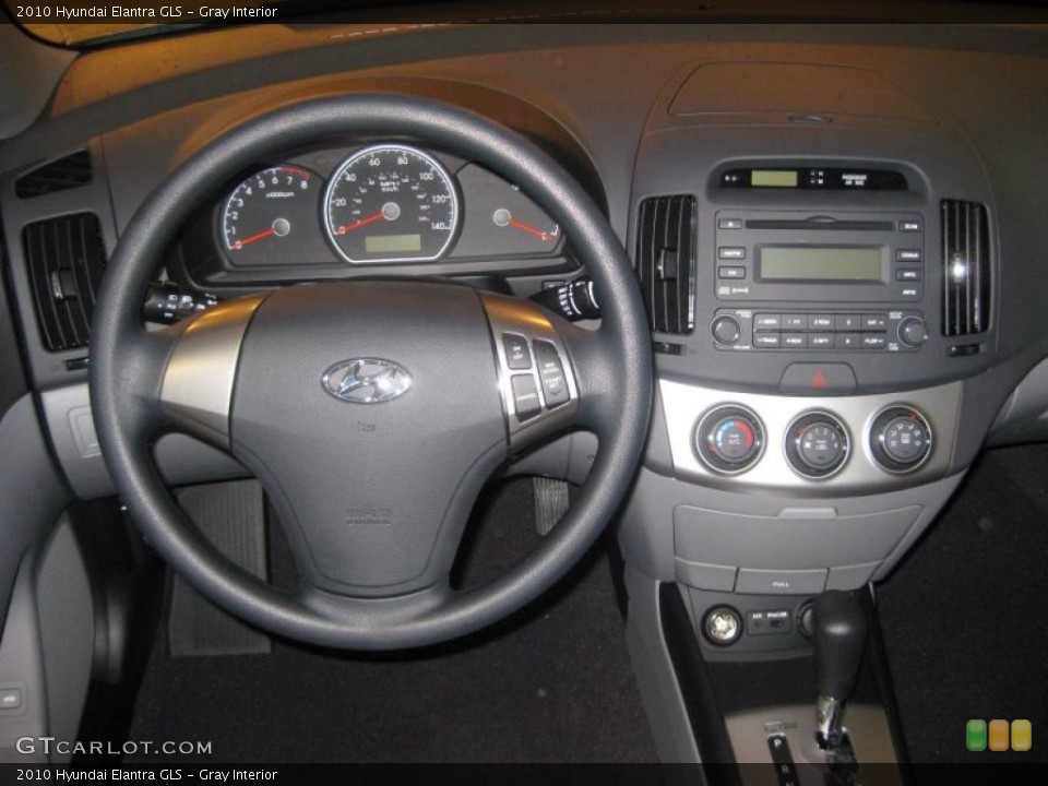 Gray Interior Dashboard for the 2010 Hyundai Elantra GLS #39936616