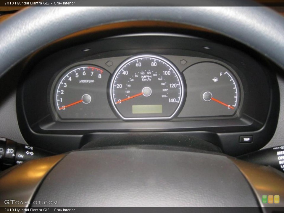Gray Interior Gauges for the 2010 Hyundai Elantra GLS #39936676