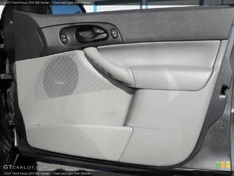 Charcoal/Light Flint Interior Door Panel for the 2007 Ford Focus ZX4 SES Sedan #39936996