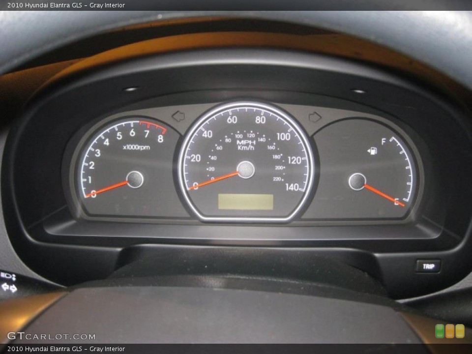 Gray Interior Gauges for the 2010 Hyundai Elantra GLS #39937100
