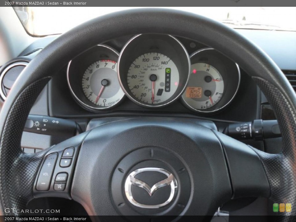 Black Interior Gauges for the 2007 Mazda MAZDA3 i Sedan #39937248