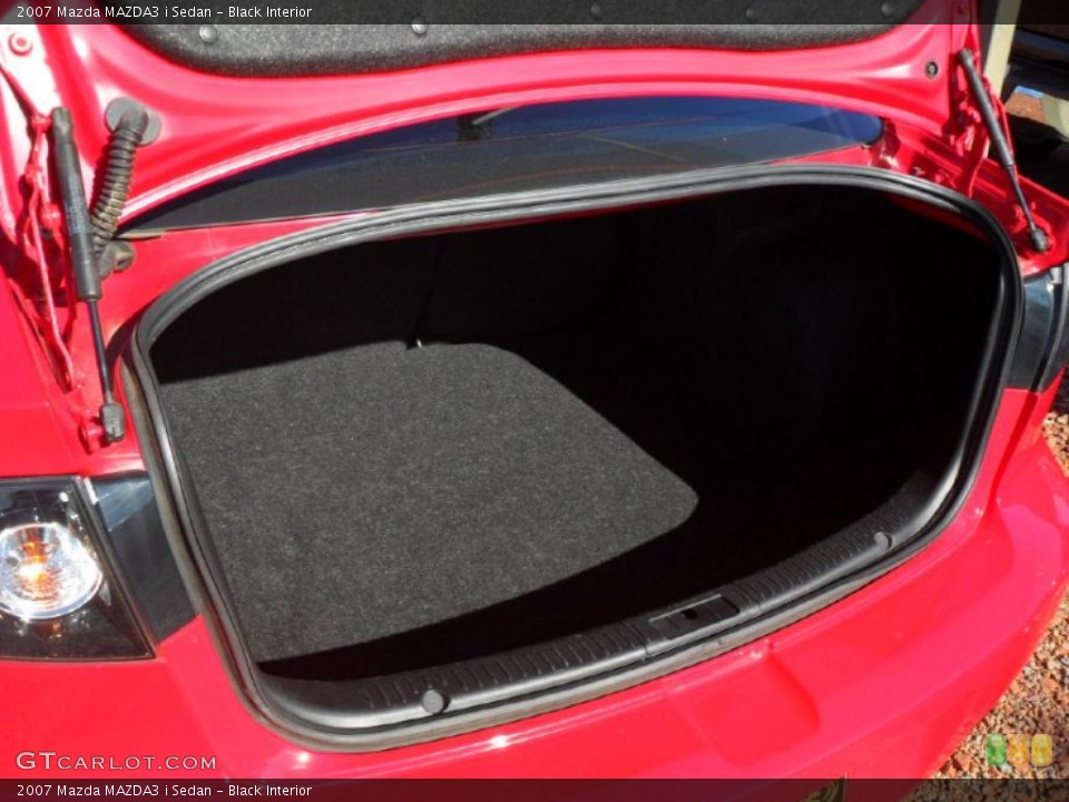 Black Interior Trunk for the 2007 Mazda MAZDA3 i Sedan #39937344
