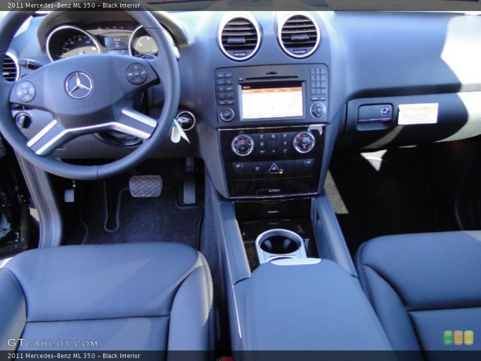 Black Interior Dashboard for the 2011 Mercedes-Benz ML 350 #39937356