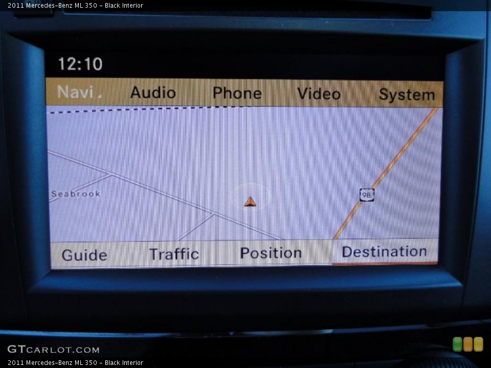 Black Interior Navigation for the 2011 Mercedes-Benz ML 350 #39937376