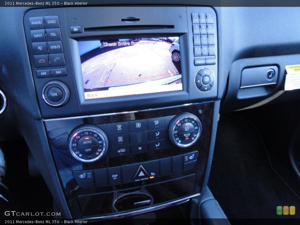 Black Interior Controls for the 2011 Mercedes-Benz ML 350 #39937488
