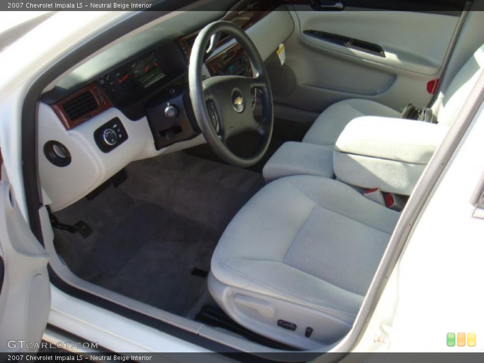 Neutral Beige Interior Prime Interior for the 2007 Chevrolet Impala LS #39937560