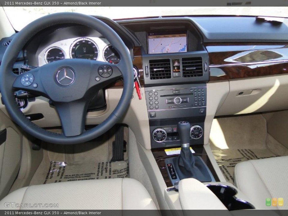 Almond/Black Interior Dashboard for the 2011 Mercedes-Benz GLK 350 #39937984