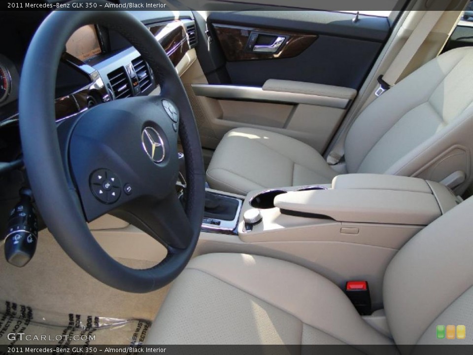 Almond/Black Interior Photo for the 2011 Mercedes-Benz GLK 350 #39938088
