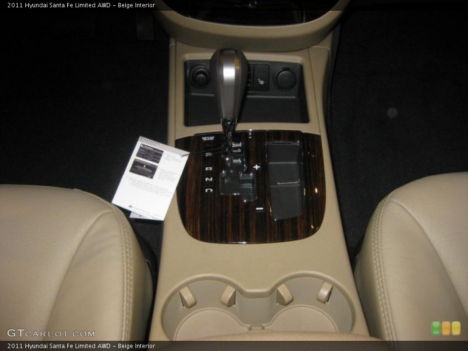 Beige Interior Transmission for the 2011 Hyundai Santa Fe Limited AWD #39939056