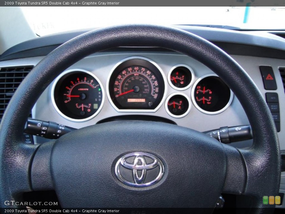 Graphite Gray Interior Steering Wheel for the 2009 Toyota Tundra SR5 Double Cab 4x4 #39939076
