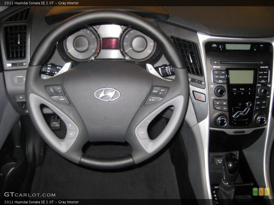 Gray Interior Dashboard for the 2011 Hyundai Sonata SE 2.0T #39940006