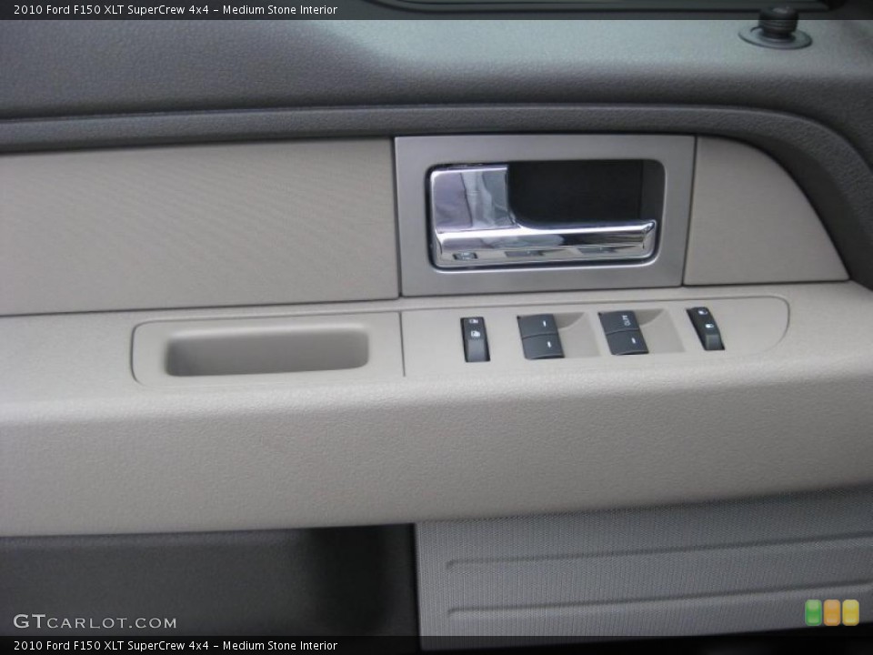Medium Stone Interior Controls for the 2010 Ford F150 XLT SuperCrew 4x4 #39940174